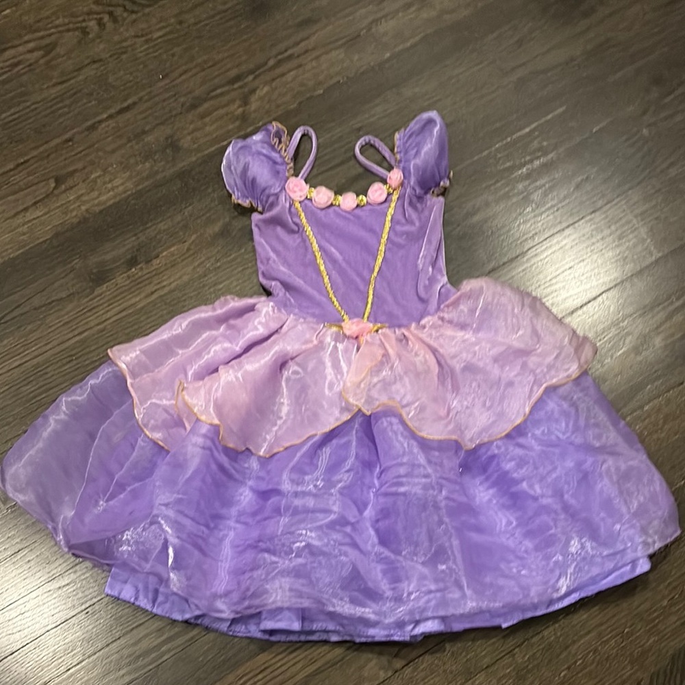 Purple Princess Kids Costume by Kid Kraft (size Large)